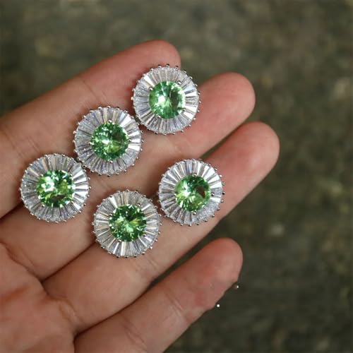 5 luxuriöse Kristallknöpfe für Kleidung, Dekorationen, Nähen, Diamantknöpfe, Zubehör 5 luxuriöse Kristallknöpfe für Kleidung, Dekorationen, Nähen, Diamantknöpfe, Zubehör von Dvbfufv