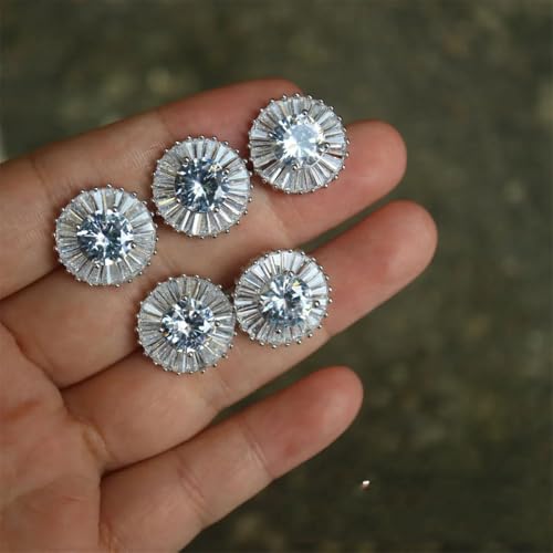 5 luxuriöse Kristallknöpfe für Kleidung, Dekorationen, Nähen, Diamantknöpfe, Zubehör 5 luxuriöse Kristallknöpfe für Kleidung, Dekorationen, Nähen, Diamantknöpfe, Zubehör von Dvbfufv
