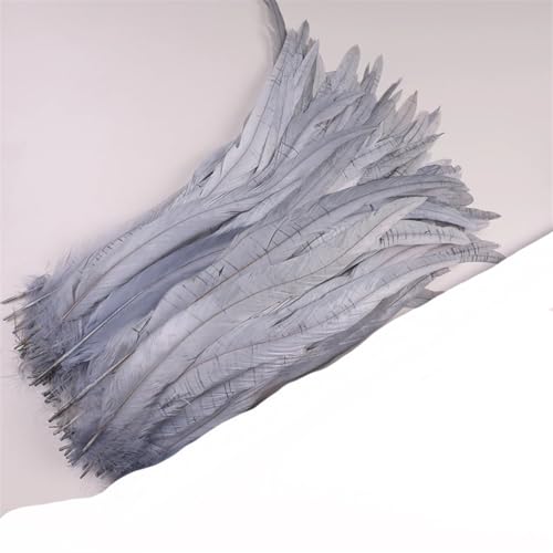 Dvbfufv Federn, 35–40 cm, zum Basteln, Karnevals-Zubehör, Federdekoration, Kopfschmuck, 50 Stück Dvbfufv Federn, 35–40 cm, zum Basteln, Karnevals-Zubehör, Federdekoration, Kopfschmuck, 50 Stück von Dvbfufv