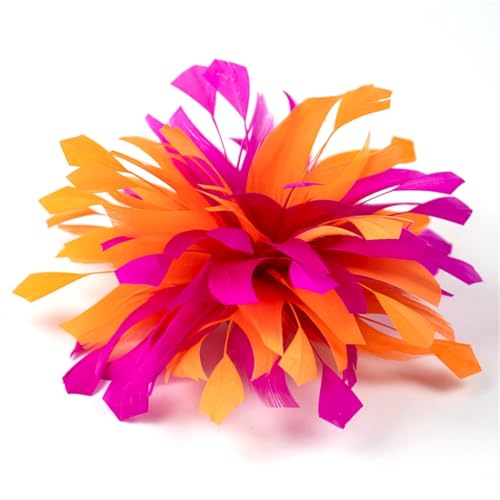 Dvbfufv Haar-Accessoires, Federn, Blumenhut für Cocktailpartys, Hochzeiten, Kopfbedeckung, Federn, 1 Stück von Dvbfufv