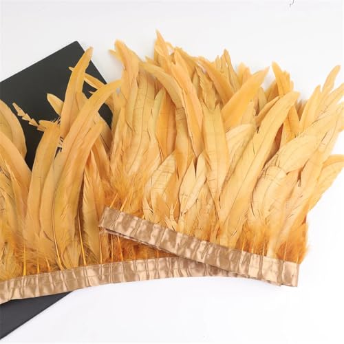 Federbordüre, 10 m, 25–30 cm, Federborte für Handarbeit, Handwerk, Karneval, Kleid, Rock, Kostüme Federbordüre, 10 m, 25–30 cm, Federborte für Handarbeit, Handwerk, Karneval, Kleid, Rock, Kostüme von Dvbfufv