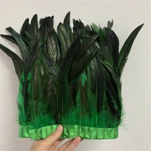 Federbordüre, 25–30 cm, 10 m, für Kleider, DIY-Dekoration für Bastelarbeiten, Feder-Zubehör Federbordüre, 25–30 cm, 10 m, für Kleider, DIY-Dekoration für Bastelarbeiten, Feder-Zubehör von Dvbfufv