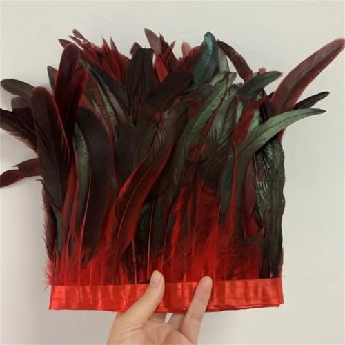 Federbordüre, 25–30 cm, 10 m, für Kleider, DIY-Dekoration für Bastelarbeiten, Feder-Zubehör Federbordüre, 25–30 cm, 10 m, für Kleider, DIY-Dekoration für Bastelarbeiten, Feder-Zubehör von Dvbfufv