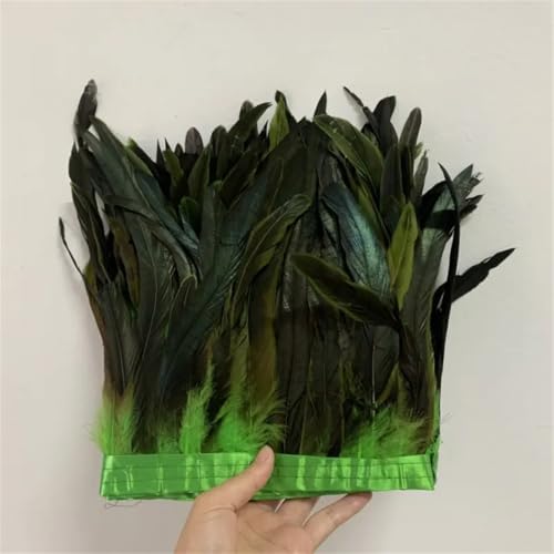 Federbordüre, 25–30 cm, 10 m, für Kleider, DIY-Dekoration für Bastelarbeiten, Feder-Zubehör Federbordüre, 25–30 cm, 10 m, für Kleider, DIY-Dekoration für Bastelarbeiten, Feder-Zubehör von Dvbfufv
