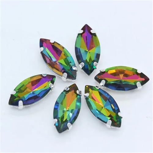 Kristall-Strasssteine, flache Rückseite, zum Aufnähen für Kleidungsstücke Kristall-Strasssteine, flache Rückseite, zum Aufnähen für Kleidungsstücke von Dvbfufv