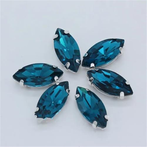 Kristall-Strasssteine, flache Rückseite, zum Aufnähen für Kleidungsstücke Kristall-Strasssteine, flache Rückseite, zum Aufnähen für Kleidungsstücke von Dvbfufv