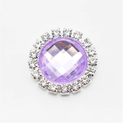 Kristallknöpfe zum Aufnähen für Band, Haar-Accessoire, DIY, Handarbeit, 20 mm, 10 Stück von Dvbfufv