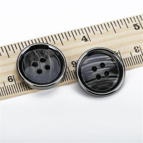 Kunstharzknöpfe, 15–25 mm, für Herren und Damen, Wollmäntel, Anzug, Nähen, 20 Stück von Dvbfufv