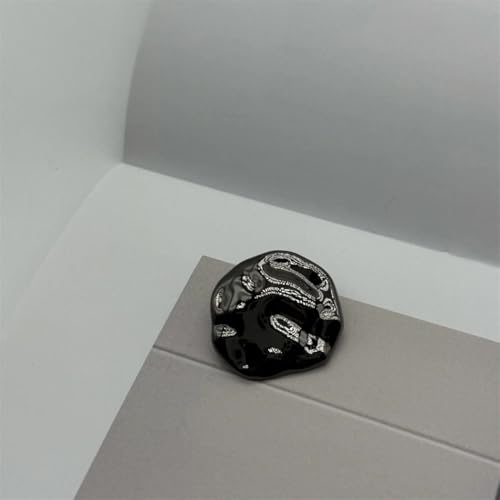 Metallknöpfe, quadratisch, Blume, 13 x 13 mm, 10 Stück von Dvbfufv