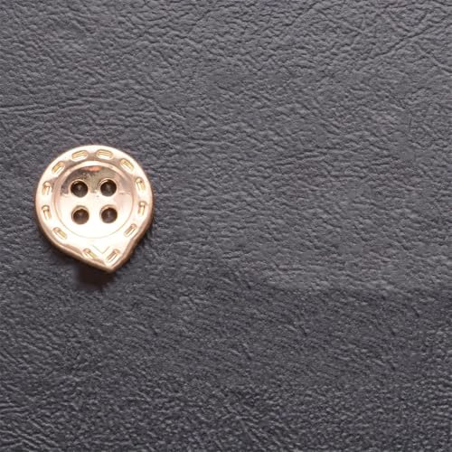 Metallknöpfe, rund, flache Rückseite, 4 Löcher, 12 mm, 10/20/30 Stück von Dvbfufv
