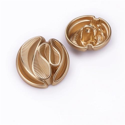Metallknöpfe für Mäntel, Kleider und Jacken, elegante und einfache dekorative Knöpfe, 10 Stück Metallknöpfe für Mäntel, Kleider und Jacken, elegante und einfache dekorative Knöpfe, 10 Stück von Dvbfufv