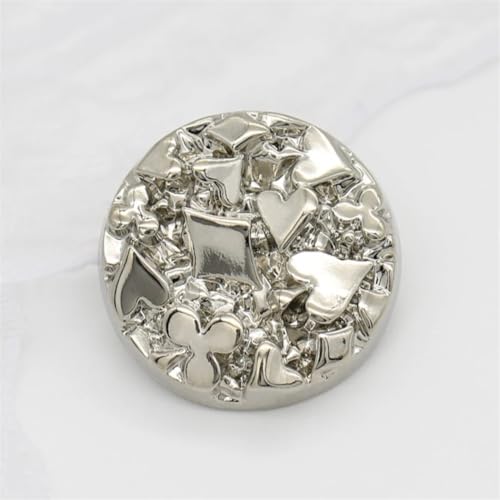 Metallknöpfe für Mode, Kleidung, DIY, Basteln, Nähzubehör, 10 Stück von Dvbfufv
