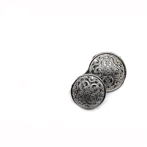 Metallknöpfe im Vintage-Stil, hohl, für Anzug, Mantel, Hemd, Nähen, 10 Stück von Dvbfufv