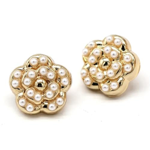 Metallknöpfe mit Blumenmuster, für Damen, Blusenkleid, handgefertigte Dekoration, Nähknopf, 12 mm Metallknöpfe mit Blumenmuster, für Damen, Blusenkleid, handgefertigte Dekoration, Nähknopf, 12 mm von Dvbfufv