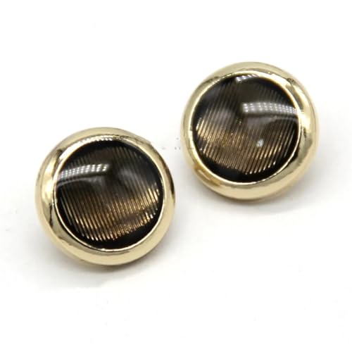 Mini-Knöpfe aus Metall für Kleidung, Hemd, Uniform, Kleid, dekorativ, DIY, Handwerk, Nähzubehör, 11 mm von Dvbfufv