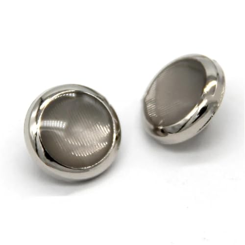 Mini-Knöpfe aus Metall für Kleidung, Hemd, Uniform, Kleid, dekorativ, DIY, Handwerk, Nähzubehör, 11 mm Mini-Knöpfe aus Metall für Kleidung, Hemd, Uniform, Kleid, dekorativ, DIY, Handwerk, Nähzubehör, 11 mm von Dvbfufv