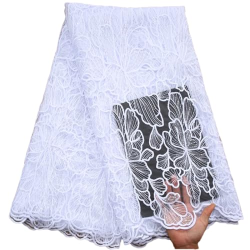 Pailletten-Netz, französische Spitze, afrikanischer Stoff, nigerianischer bestickter Spitzen-Tüll zum Nähen von Damenkleidern Pailletten-Netz, französische Spitze, afrikanischer Stoff, nigerianischer bestickter Spitzen-Tüll zum Nähen von Damenkleidern von Dvbfufv