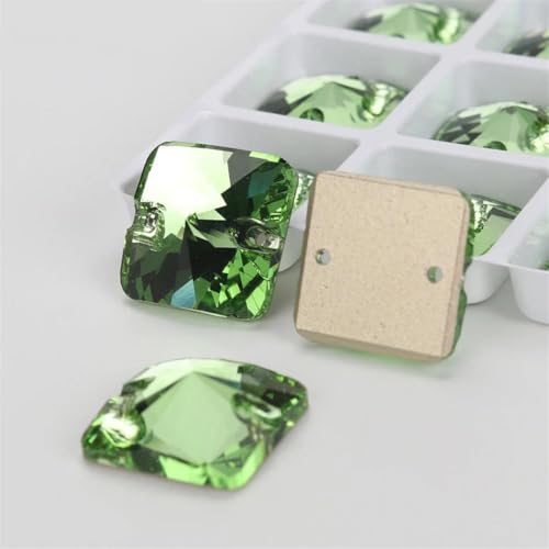 Quadratische Kristallsteine zum Aufnähen mit flacher Rückseite für Kleidersäcke Quadratische Kristallsteine zum Aufnähen mit flacher Rückseite für Kleidersäcke von Dvbfufv