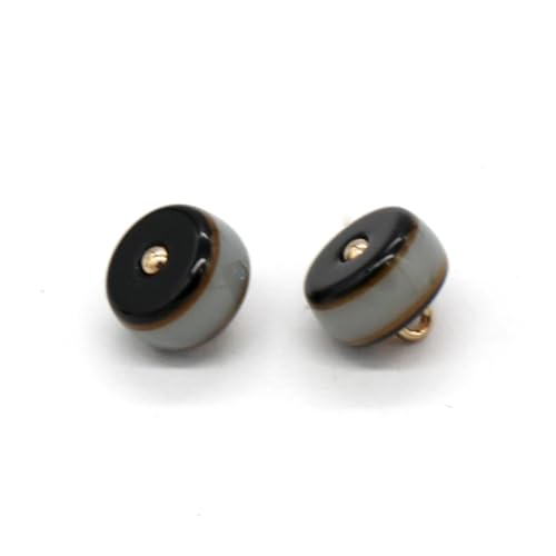Runde Knöpfe für Kleidung, Damen, Hemd, Basteln, Nähzubehör, 10 Stück, 10 mm Runde Knöpfe für Kleidung, Damen, Hemd, Basteln, Nähzubehör, 10 Stück, 10 mm von Dvbfufv