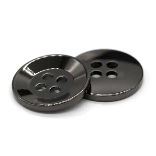 Runde Metallknöpfe, 11/15/20/25 mm, 4 Löcher, für Mantel, Anzug, Blazer, DIY, Handwerk, handgefertigte Dekoration Runde Metallknöpfe, 11/15/20/25 mm, 4 Löcher, für Mantel, Anzug, Blazer, DIY, Handwerk, handgefertigte Dekoration von Dvbfufv