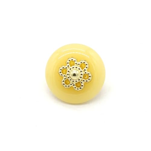 Runde Metallknöpfe für Kleidung, Mode, Hemd, Kleid, Bluse, handgefertigte Dekorationen, Nähzubehör, 11 mm von Dvbfufv