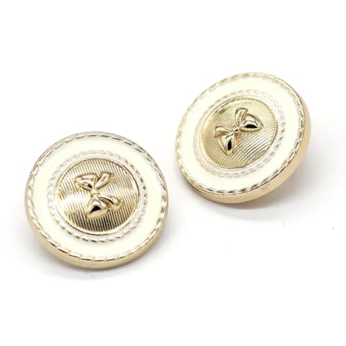 Runde Metallknöpfe für Kleidung, Vintage, Damen, Mantel, Blazer, Strickjacke, handgefertigte Dekorationen, 15/18/20/23 mm, 6 Stück Runde Metallknöpfe für Kleidung, Vintage, Damen, Mantel, Blazer, Strickjacke, handgefertigte Dekorationen, 15/18/20/23 mm, 6 Stück von Dvbfufv