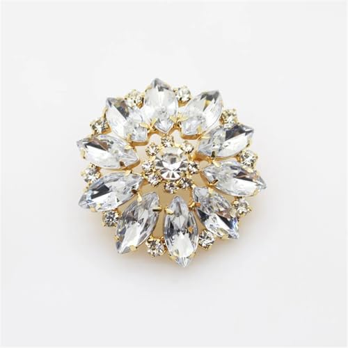 Runde Metallknöpfe für Kleidung, handgefertigt, Nähzubehör, 40 mm, 4 Stück Runde Metallknöpfe für Kleidung, handgefertigt, Nähzubehör, 40 mm, 4 Stück von Dvbfufv