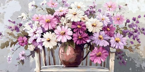 Blume Malen Nach Zahlen Erwachsene,Anlage Malen Nach Zahlen Kinder AnfäNger DIY Handgemalt öLgemäLde Kit, Acrylfarben mit 3 Set Pinseln für Wanddeko Wohnzimmer, Geschenke Mädchen 70X140CM Ungerahmt Blume Malen Nach Zahlen Erwachsene,Anlage Malen Nach Zahlen Kinder AnfäNger DIY Handgemalt öLgemäLde Kit, Acrylfarben mit 3 Set Pinseln für Wanddeko Wohnzimmer, Geschenke Mädchen 70X140CM Ungerahmt von Dxoaoocc