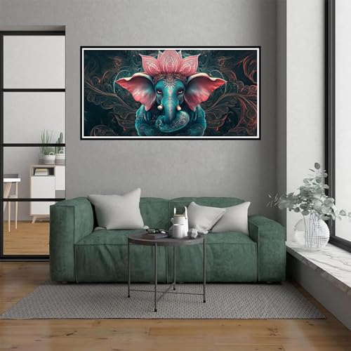 Elefant Malen Nach Zahlen Erwachsene, malen nach zahlen kinder Lotus DIY Handgemalt Ölgemälde Kit für anfänger und Erwachsene Mit 3 Pinseln und acrylfarbe, Herbst Zimmer Deko Schlafzimmer, 50x100cm Elefant Malen Nach Zahlen Erwachsene, malen nach zahlen kinder Lotus DIY Handgemalt Ölgemälde Kit für anfänger und Erwachsene Mit 3 Pinseln und acrylfarbe, Herbst Zimmer Deko Schlafzimmer, 50x100cm von Dxoaoocc