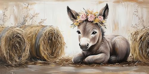 Esel Malen Nach Zahlen Erwachsene,Tier Malen Nach Zahlen Kinder AnfäNger DIY Handgemalt öLgemäLde Kit, Acrylfarben mit 3 Set Pinseln für Home Wanddeko Wohnzimmer, Geschenke Mädchen 50X100CM Ungerahmt Esel Malen Nach Zahlen Erwachsene,Tier Malen Nach Zahlen Kinder AnfäNger DIY Handgemalt öLgemäLde Kit, Acrylfarben mit 3 Set Pinseln für Home Wanddeko Wohnzimmer, Geschenke Mädchen 50X100CM Ungerahmt von Dxoaoocc