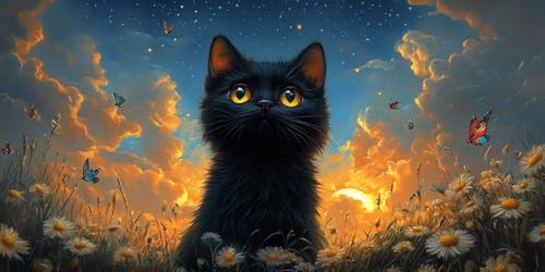 Malen Nach Zahlen Erwachsene Groß 70X140CM Rahmenlos, für Nger Und Kinder im Alter von 8–12 Jahren Malen Nach Zahlen DIY Ölgemälde Set mit Pinseln Acrylpigment Leinwand ideal zur Heimdekoration, Katze Malen Nach Zahlen Erwachsene Groß 70X140CM Rahmenlos, für Nger Und Kinder im Alter von 8–12 Jahren Malen Nach Zahlen DIY Ölgemälde Set mit Pinseln Acrylpigment Leinwand ideal zur Heimdekoration, Katze von Dxoaoocc
