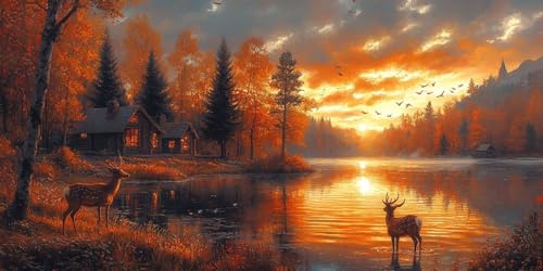 Reh Malen Nach Zahlen Erwachsene,Sonnenuntergang Malen Nach Zahlen Kinder AnfäNger DIY Handgemalt öLgemäLde Kit, Acrylfarben mit 3 Set Pinseln für Home Wanddeko Wohnzimmer, Geschenke70X140CM Ungerahmt Reh Malen Nach Zahlen Erwachsene,Sonnenuntergang Malen Nach Zahlen Kinder AnfäNger DIY Handgemalt öLgemäLde Kit, Acrylfarben mit 3 Set Pinseln für Home Wanddeko Wohnzimmer, Geschenke70X140CM Ungerahmt von Dxoaoocc