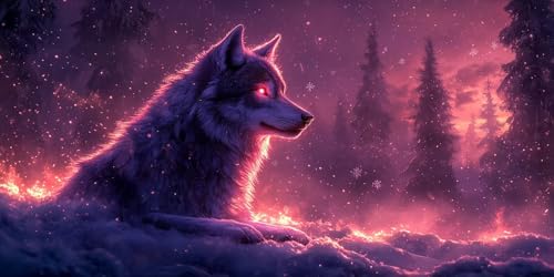 Wolf Malen Nach Zahlen Erwachsene,Tier Malen Nach Zahlen Kinder AnfäNger DIY Handgemalt öLgemäLde Kit, Acrylfarben mit 3 Set Pinseln für Home Wanddeko Wohnzimmer, Geschenke Mädchen 50X100CM Ungerahmt Wolf Malen Nach Zahlen Erwachsene,Tier Malen Nach Zahlen Kinder AnfäNger DIY Handgemalt öLgemäLde Kit, Acrylfarben mit 3 Set Pinseln für Home Wanddeko Wohnzimmer, Geschenke Mädchen 50X100CM Ungerahmt von Dxoaoocc
