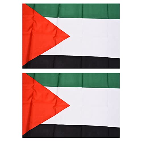 Dxoniislh 2X Palaestina Nationalflagge 5ft x 3ft Dxoniislh 2X Palaestina Nationalflagge 5ft x 3ft von Dxoniislh