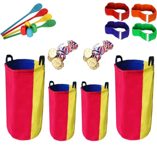 Dxoniislh Neues Kartoffelsackspiel, Kartoffelsackrennen, Spiel Kartoffelsackrennen, 3-Bein-Rennen, Geeignet für Erwachsene, Familien, Rasen, Tagesspiel Dxoniislh Neues Kartoffelsackspiel, Kartoffelsackrennen, Spiel Kartoffelsackrennen, 3-Bein-Rennen, Geeignet für Erwachsene, Familien, Rasen, Tagesspiel von Dxoniislh