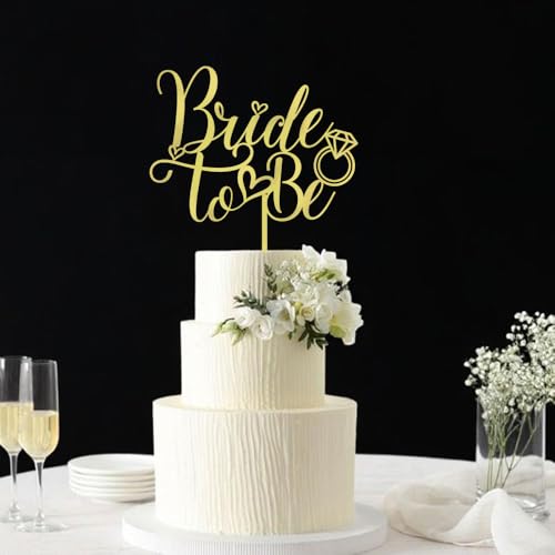 Dxsdgetue Tortenaufsatz mit Aufschrift "Bride to Be", Acryl, Brautparty, für Hochzeit, Verlobung, Junggesellinnenabschied, Hochzeits-Party-Dekoration Dxsdgetue Tortenaufsatz mit Aufschrift "Bride to Be", Acryl, Brautparty, für Hochzeit, Verlobung, Junggesellinnenabschied, Hochzeits-Party-Dekoration von Dxsdgetue