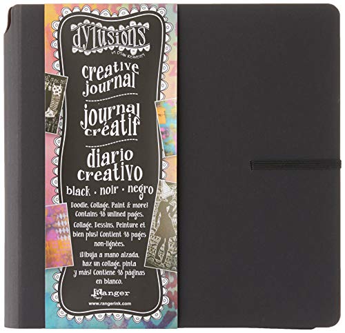 Ranger Creative Journal Square Black Dylusions Kreatives Tagebuch, quadratisch, Schwarz von Ranger