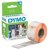 DYMO Endlosetikettenrolle für Etikettendrucker S0722530 weiß, 13,0 x 25,0 mm, 1 x 1.000 Etiketten von Dymo