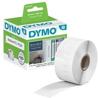DYMO Endlosetikettenrolle für Etikettendrucker S0722470 weiß, 38,0 x 190,0 mm, 1 x 110 Etiketten von Dymo