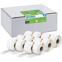DYMO Endlosetikettenrollen für Etikettendrucker S0722400 weiß, 89,0 x 36,0 mm, 12 x 260 Etiketten von Dymo