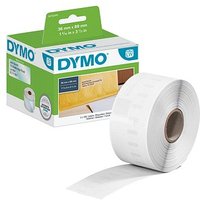 DYMO Endlosetikettenrolle für Etikettendrucker S0722410 transparent, 36,0 x 89,0 mm, 1 x 260 Etiketten von Dymo