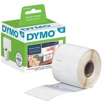 DYMO Endlosetikettenrolle für Etikettendrucker S0722440 weiß, 54,0 x 70,0 mm, 1 x 320 Etiketten von Dymo