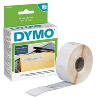 DYMO Endlosetikettenrolle für Etikettendrucker S0722520 weiß, 25,0 x 54,0 mm, 1 x 500 Etiketten von Dymo