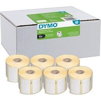 DYMO Endlosetikettenrolle für Etikettendrucker S0722540 weiß, 57,0 x 32,0 mm, 6 x 1000 Etiketten DYMO Endlosetikettenrolle für Etikettendrucker S0722540 weiß, 57,0 x 32,0 mm, 6 x 1000 Etiketten von Dymo