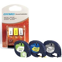 DYMO Schriftbänder LetraTag 91241 S0721800, 12 mm farbig sortiert DYMO Schriftbänder LetraTag 91241 S0721800, 12 mm farbig sortiert von Dymo