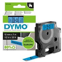 DYMO Schriftband D1 45016 S0720560, 12 mm schwarz auf blau von Dymo