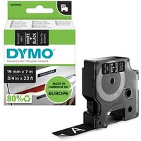 DYMO Schriftband D1 45811 S0720910, 19 mm weiß auf schwarz von Dymo