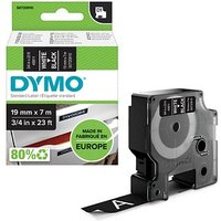 DYMO Schriftband D1 45811 S0720910, 19 mm weiß auf schwarz DYMO Schriftband D1 45811 S0720910, 19 mm weiß auf schwarz von Dymo