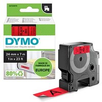 DYMO Schriftband D1 53717 S0720970, 24 mm schwarz auf rot DYMO Schriftband D1 53717 S0720970, 24 mm schwarz auf rot von Dymo