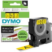DYMO Schriftband D1 S0720880, 19 mm schwarz auf gelb DYMO Schriftband D1 S0720880, 19 mm schwarz auf gelb von Dymo